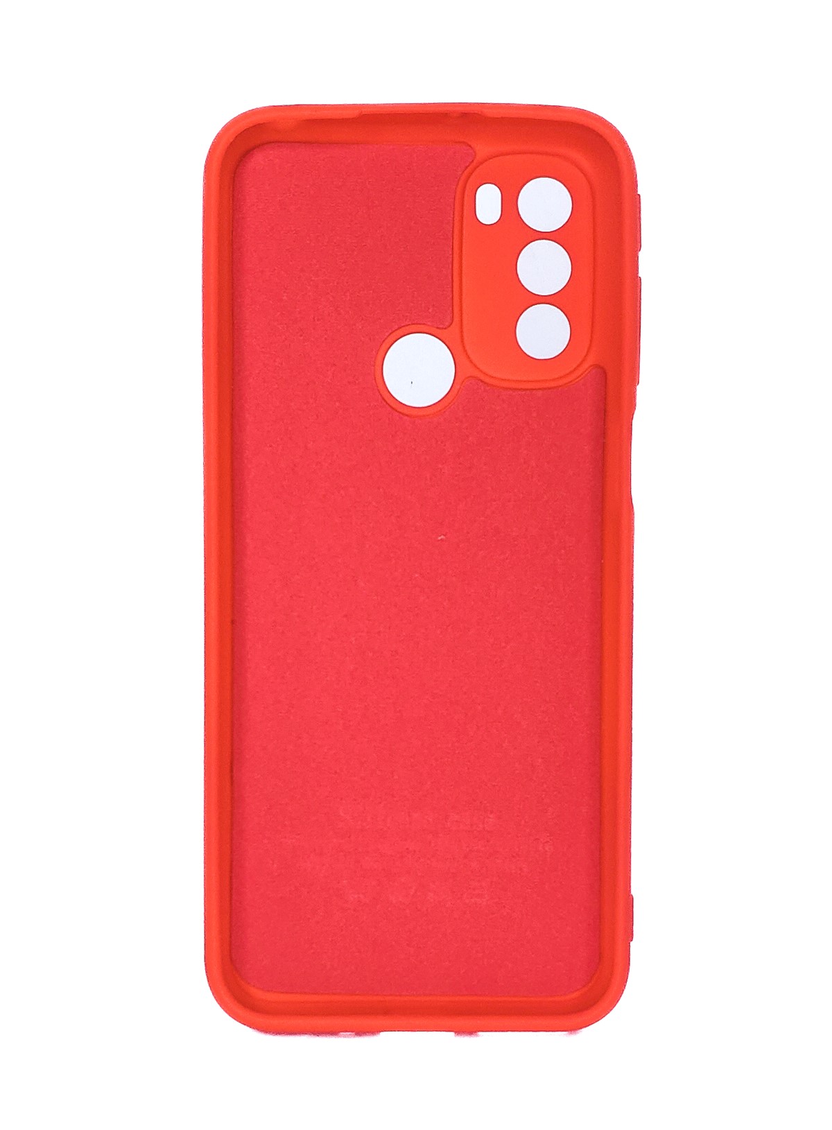 Protectores para celular  para Motorola  Moto G31 Funda de silicona con felpa Rojo